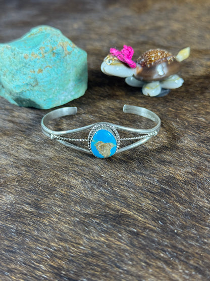 Single Stone Kingman Bracelet
