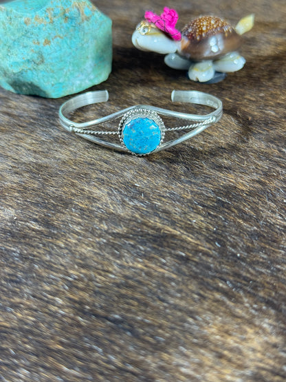 Single Stone Kingman Bracelet