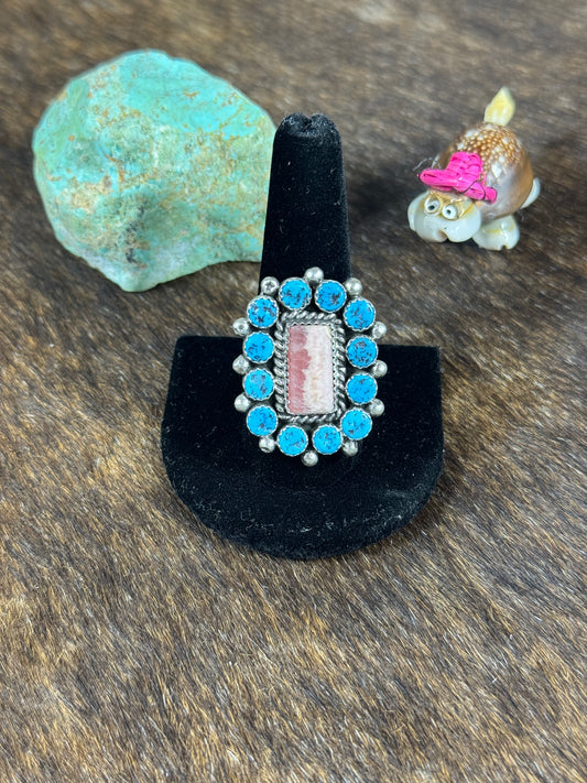 Sleeping Beauty and "rare" Rhodochrosite Ring