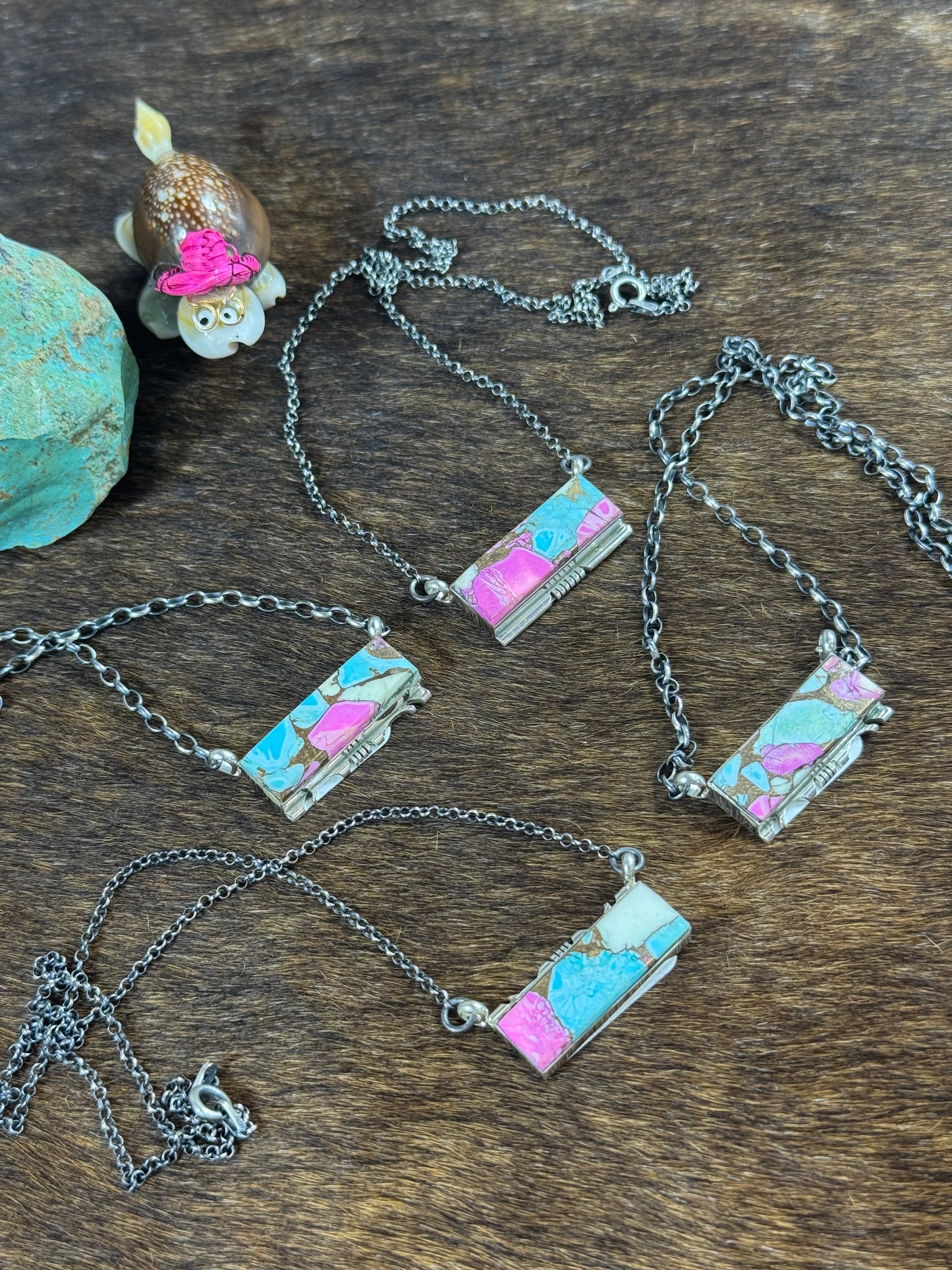 Cotton Candy Steve Francisco Bar Necklace