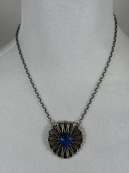 Lapis Heart Necklace