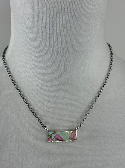 Cotton Candy Steve Francisco Bar Necklace