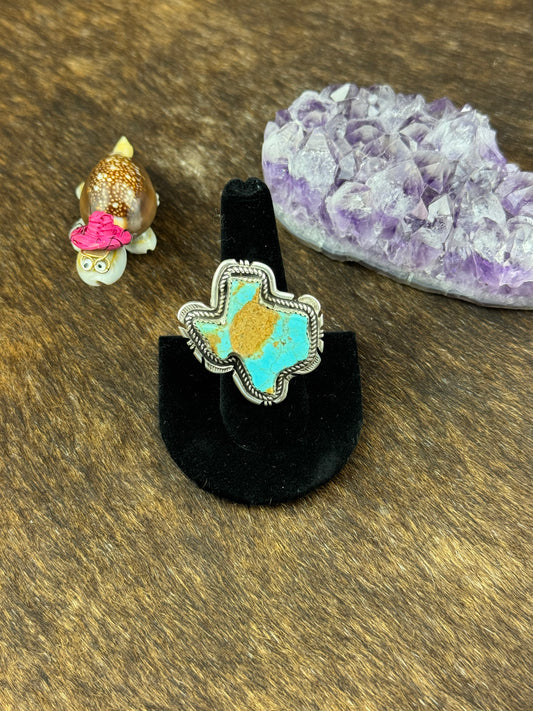 #8 Turquoise Texas Ring