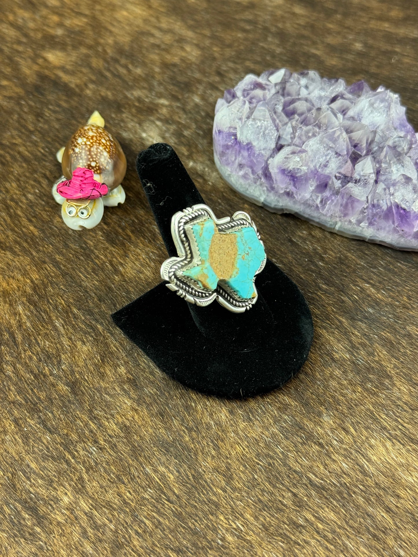 #8 Turquoise Texas Ring