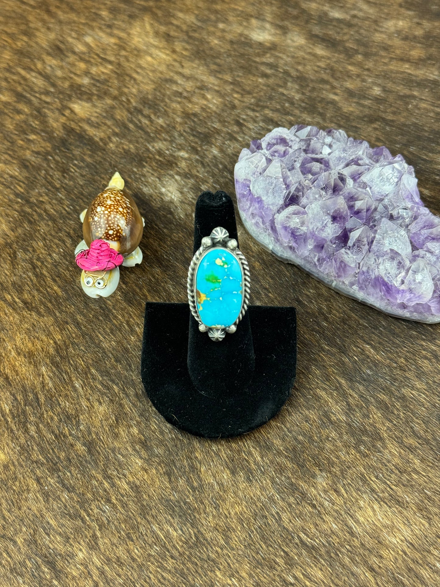 Sonoran Gold Turquoise Heart Ring