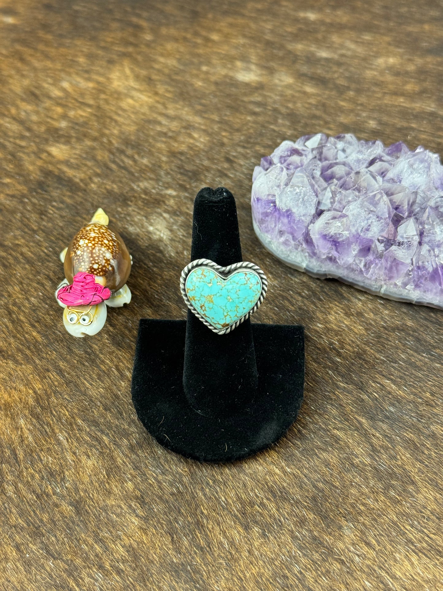 #8 Turquoise Heart Ring