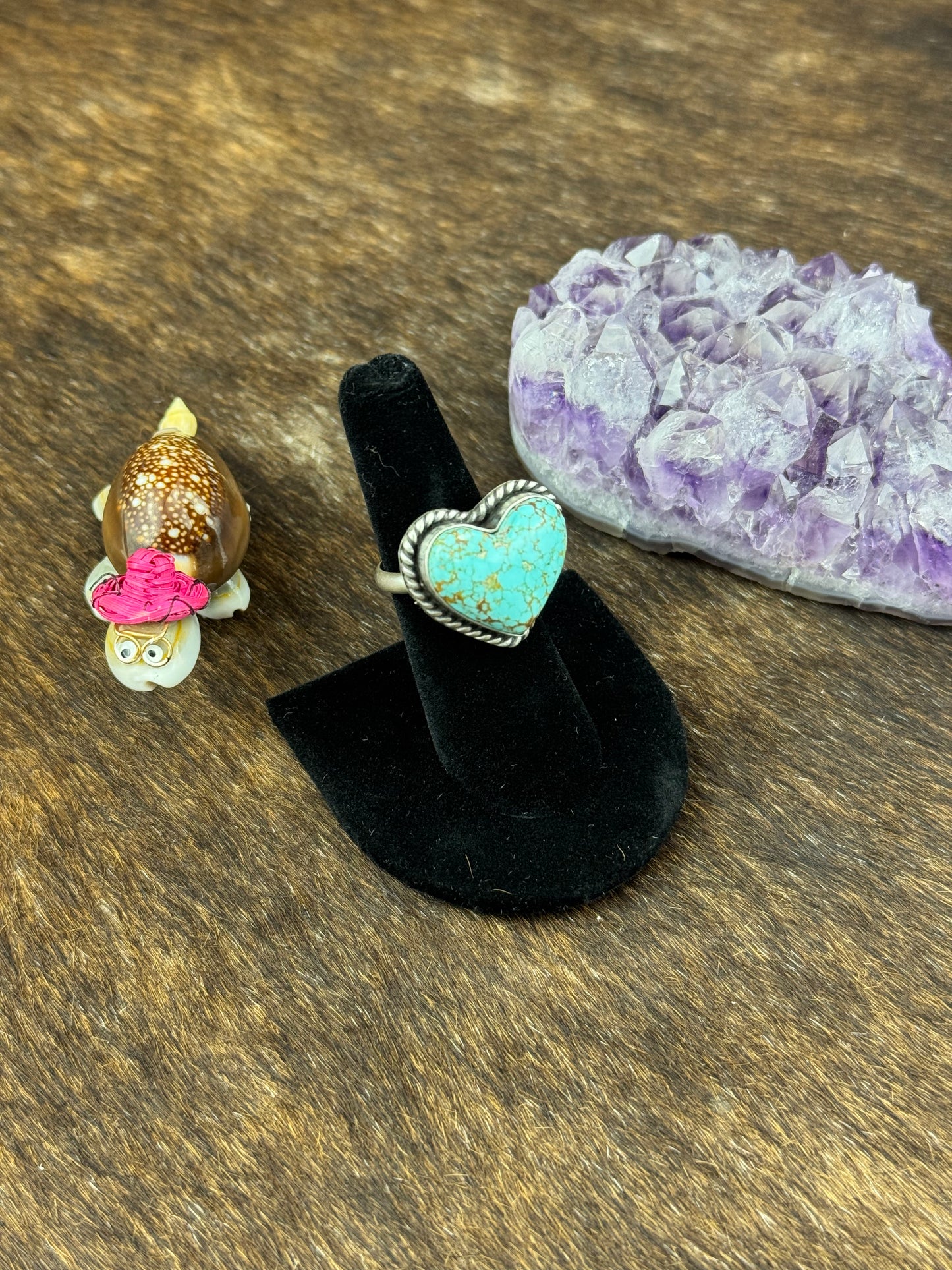 #8 Turquoise Heart Ring
