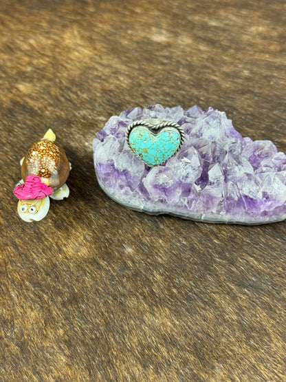 #8 Turquoise Heart Ring