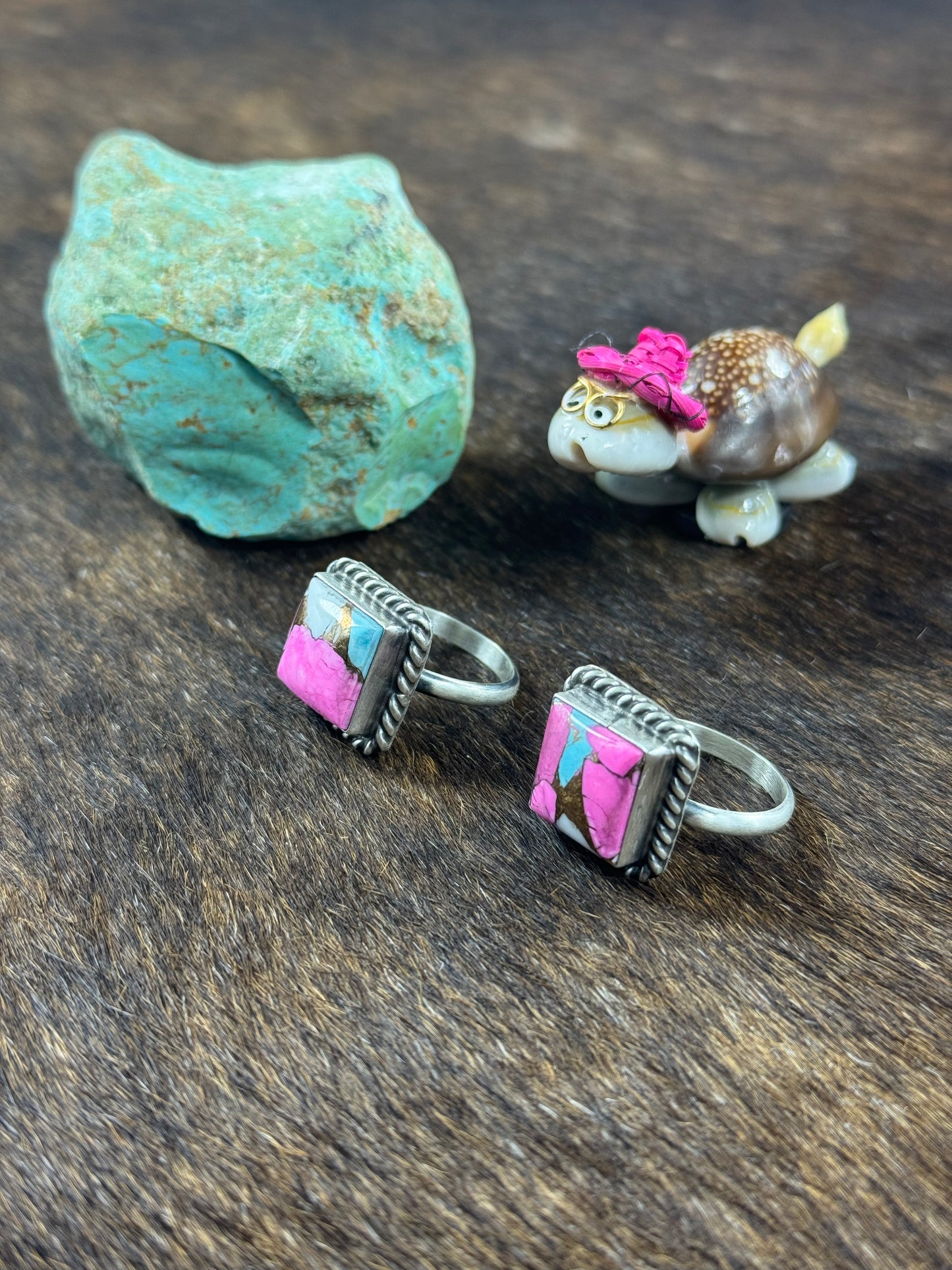 Cotton Candy Square Ring