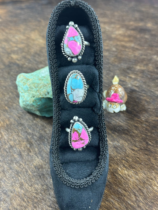 Cotton Candy Freeform Ring