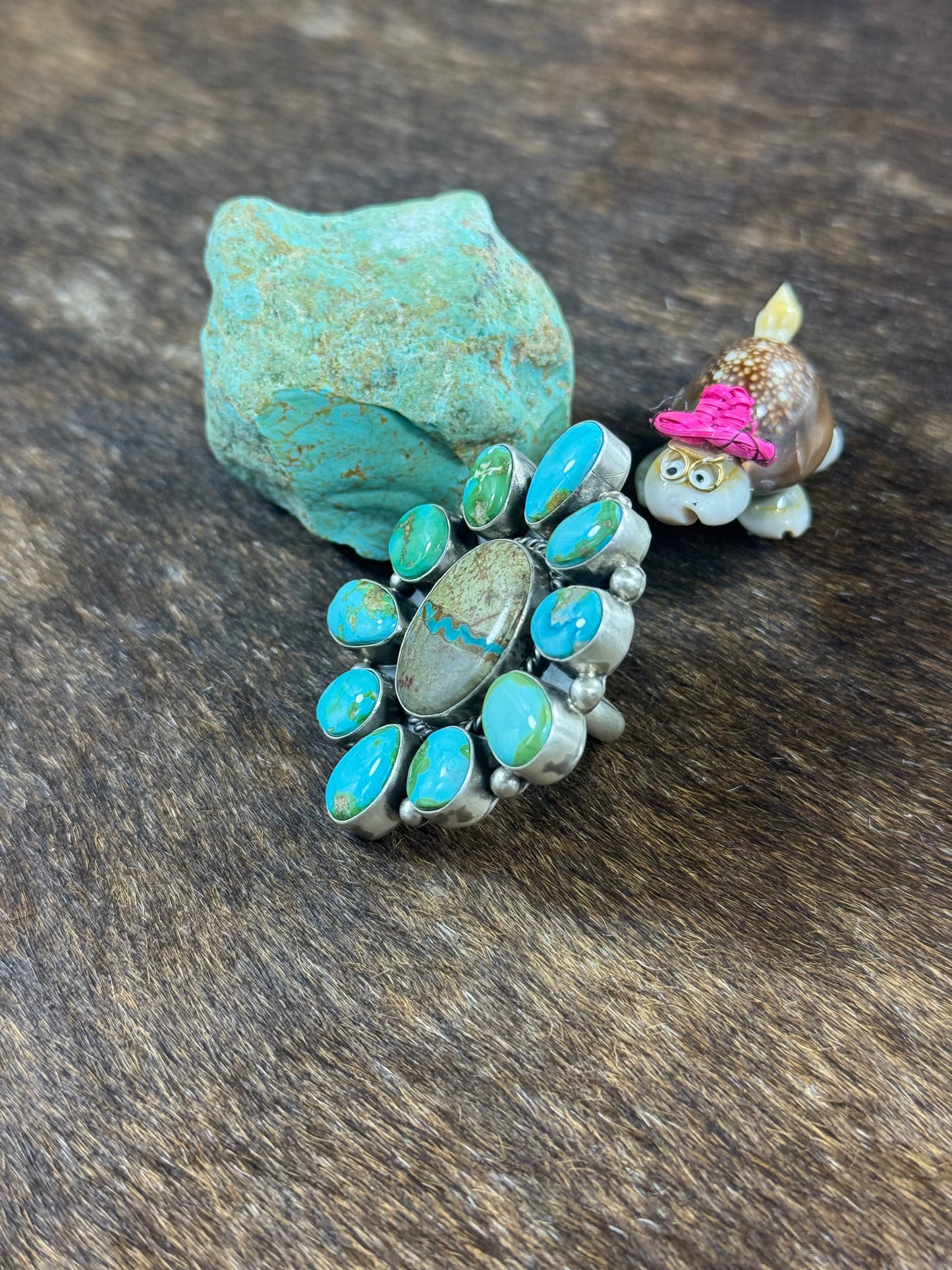 Sonoran Gold and Boulder Cluster Ring