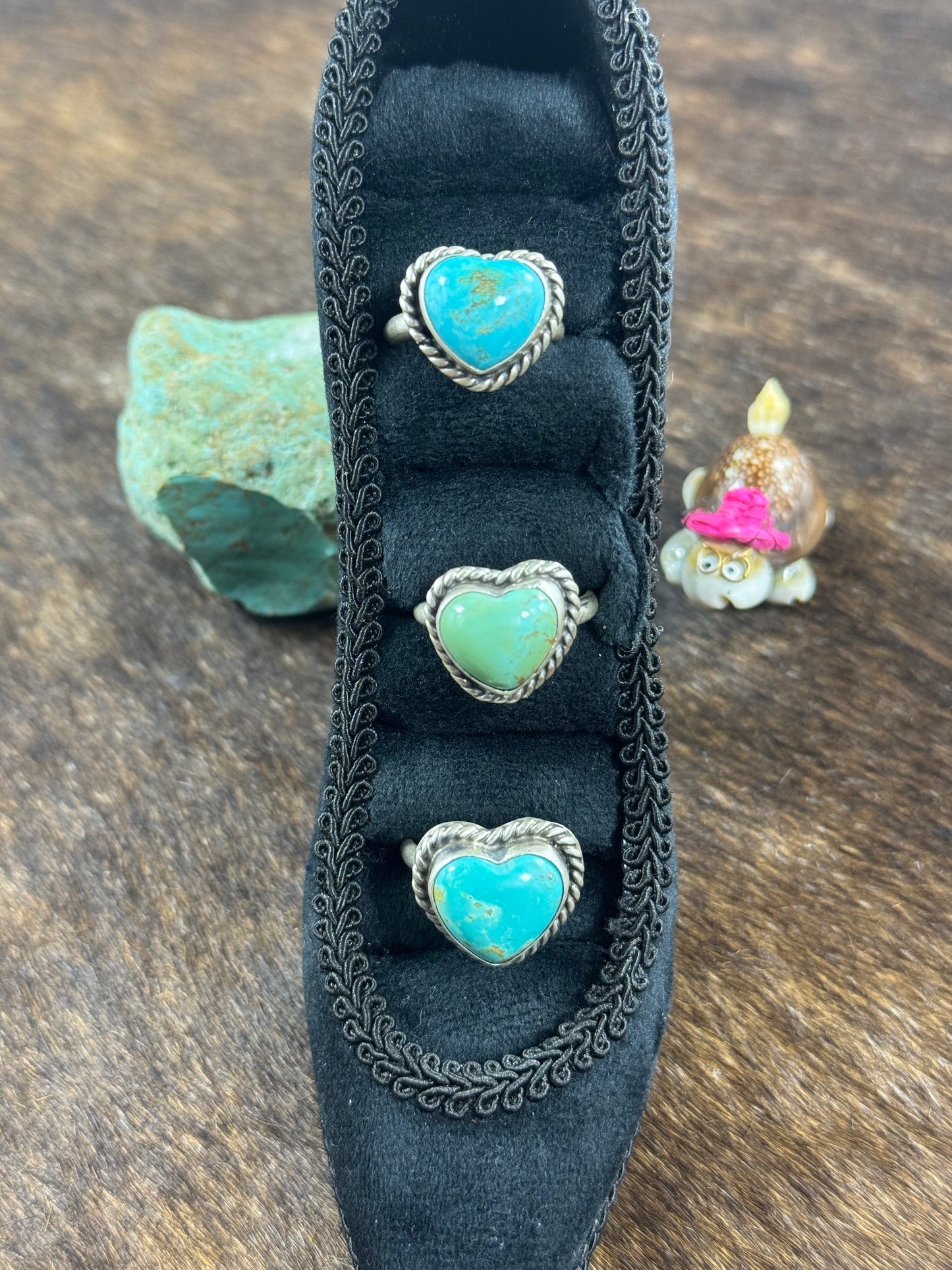 Kingman Turquoise Heart Ring