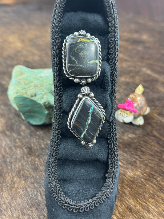 Black Jack Single Stone Ring