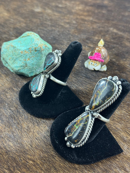 Black Jack Two Stone Rings