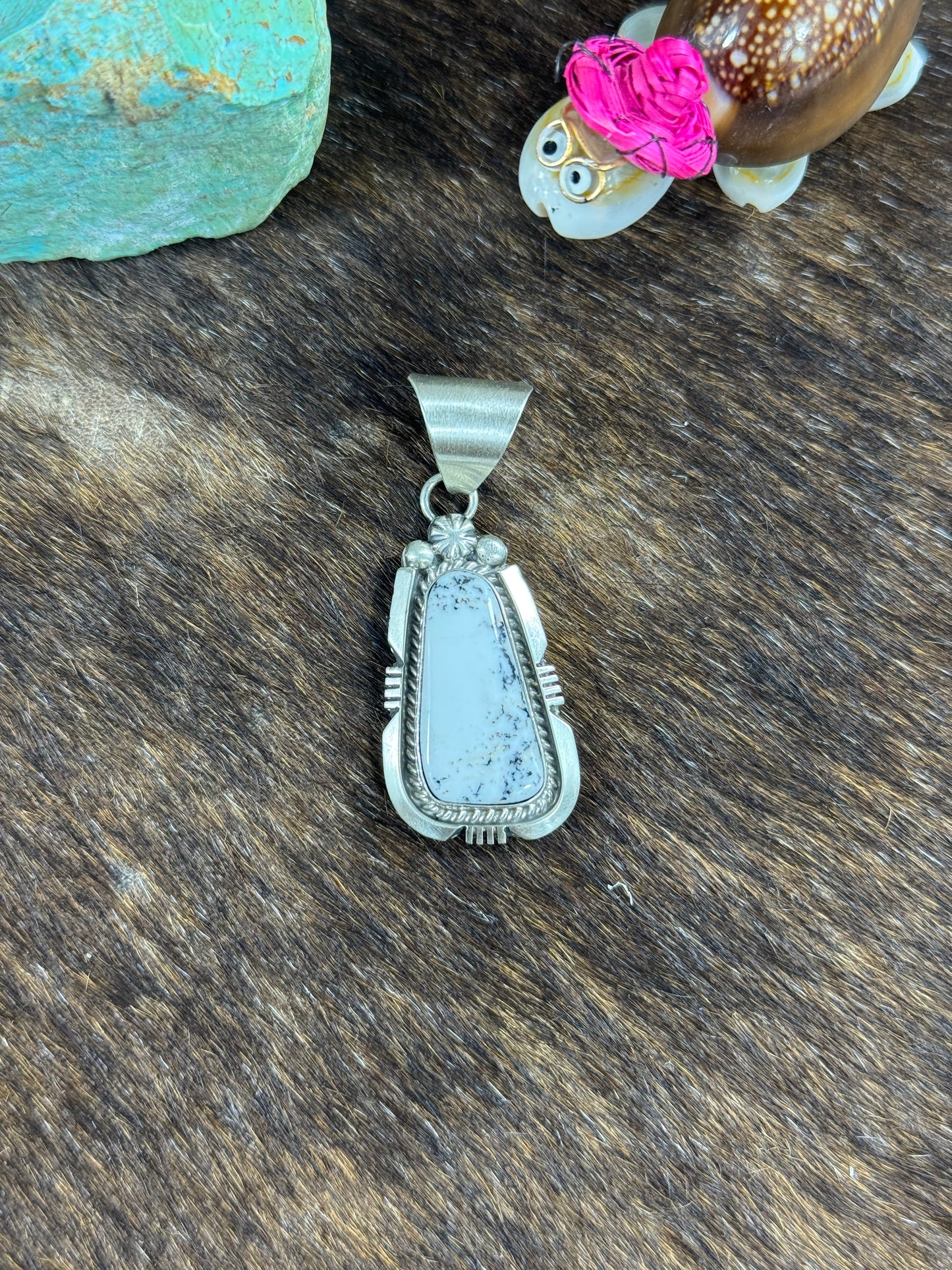 White Buffalo Pendant
