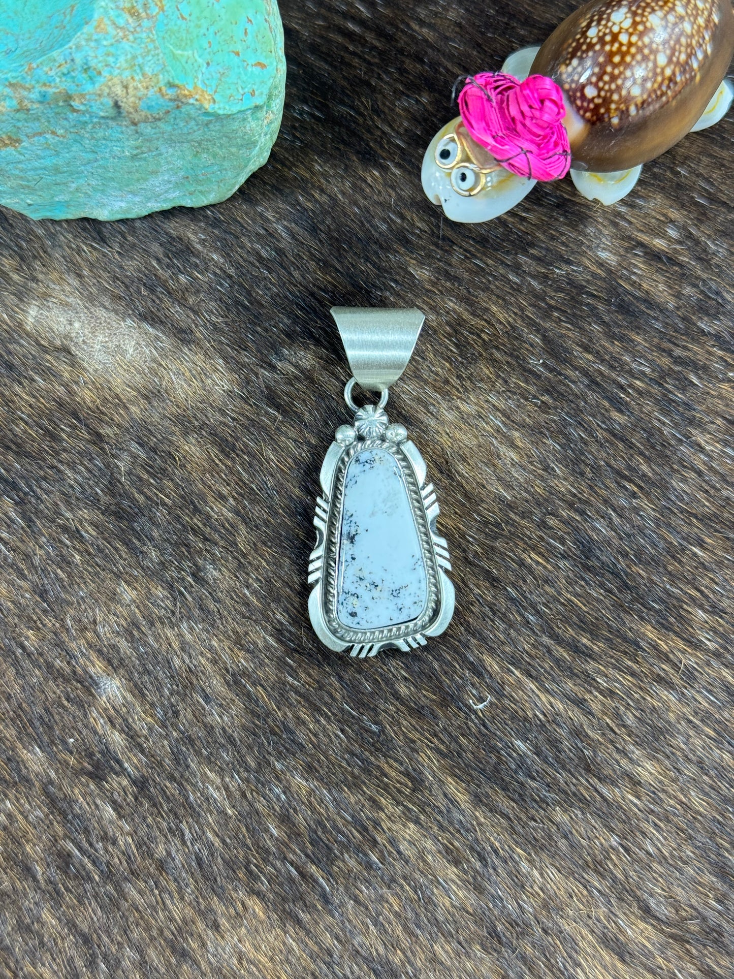 White Buffalo Pendant