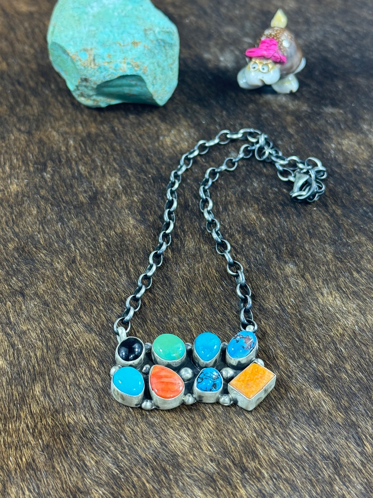 Multi Color Bar Necklace