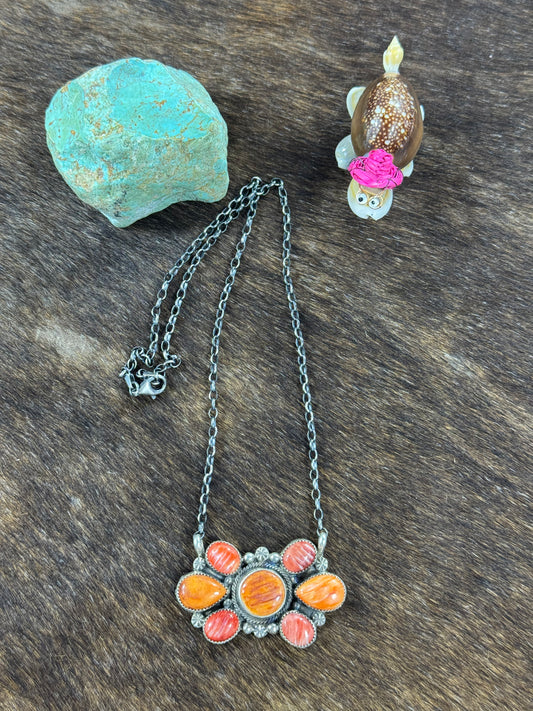 Spiny Bow Tie Necklace