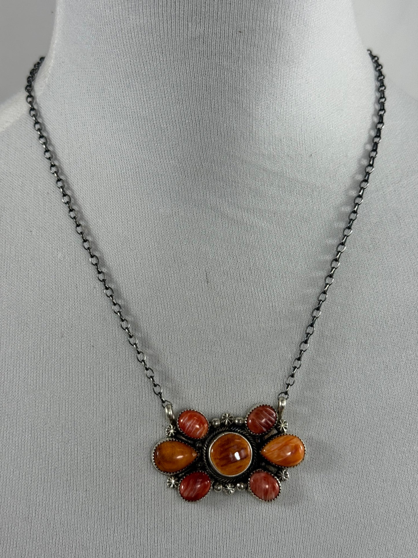 Spiny Bow Tie Necklace