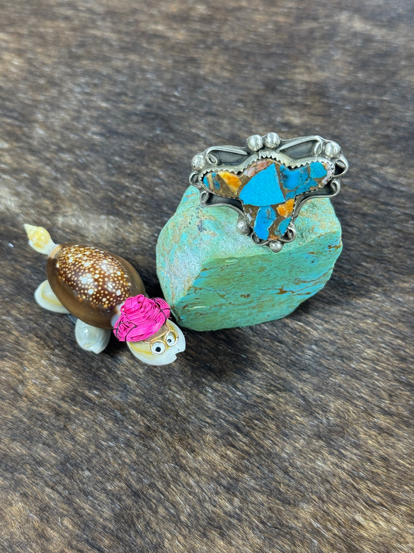 Orange Crush Cow Ring