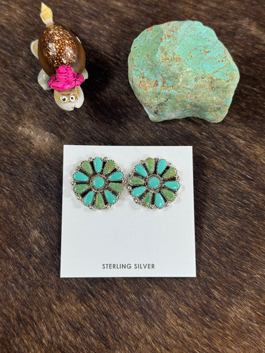 Kingman cluster Flower Earring