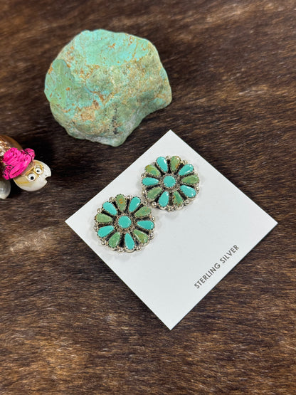 Kingman cluster Flower Earring
