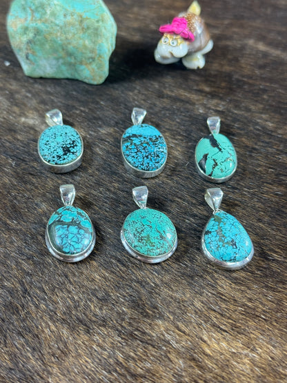 Tibetan Turquoise Pendants
