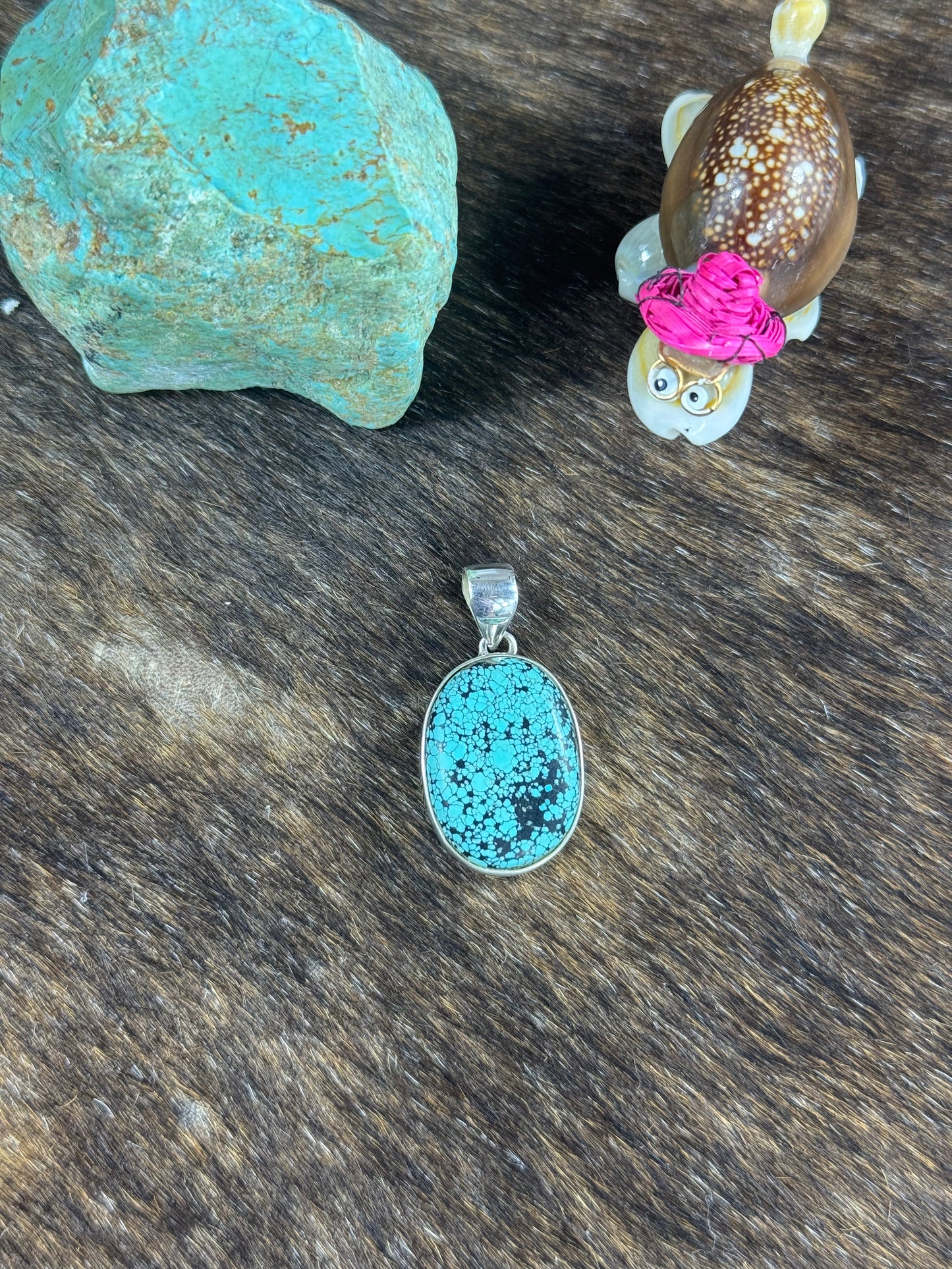 Tibetan Turquoise Pendants