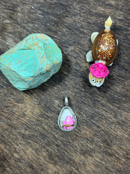 Teardrop Cotton Candy Pendants