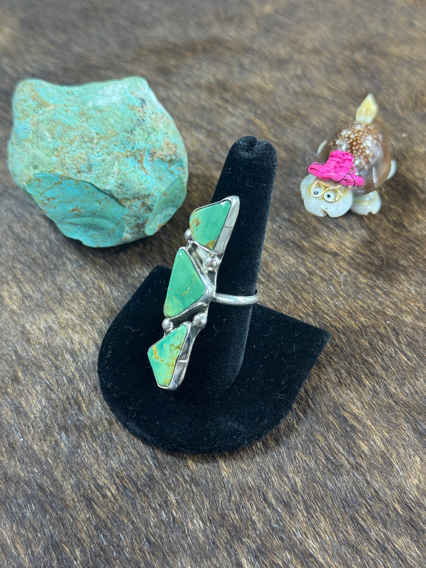 3 Stone Freeform Ring
