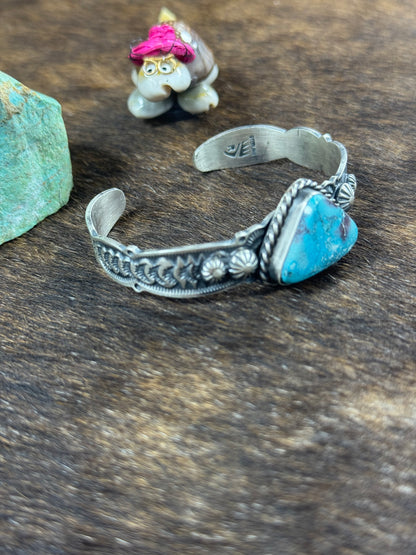 White Water Stamped Bracelet