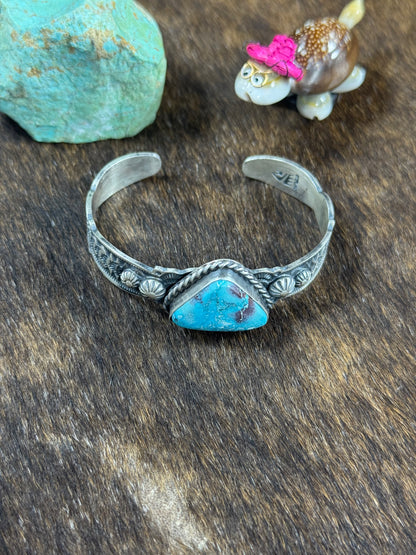 White Water Stamped Bracelet