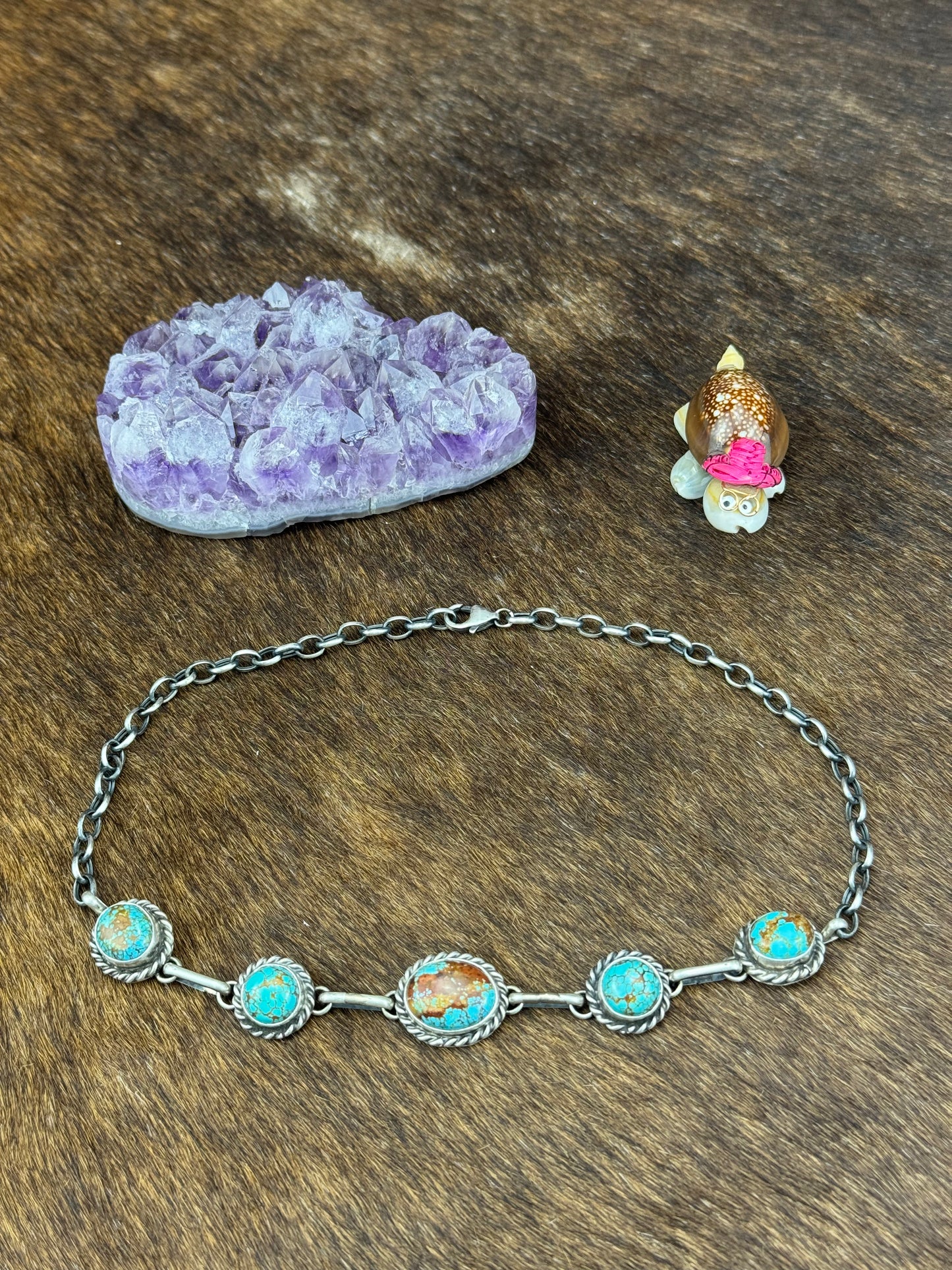 #8 Turquoise Choker Necklace