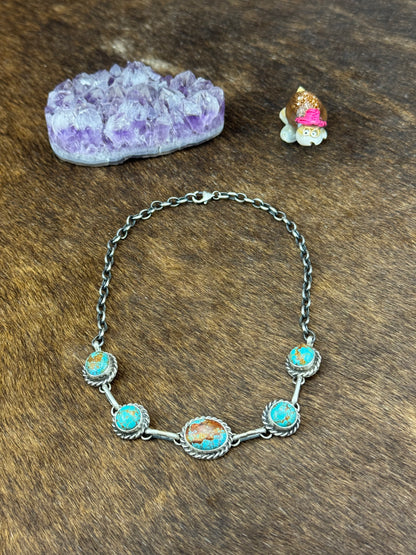 #8 Turquoise Choker Necklace