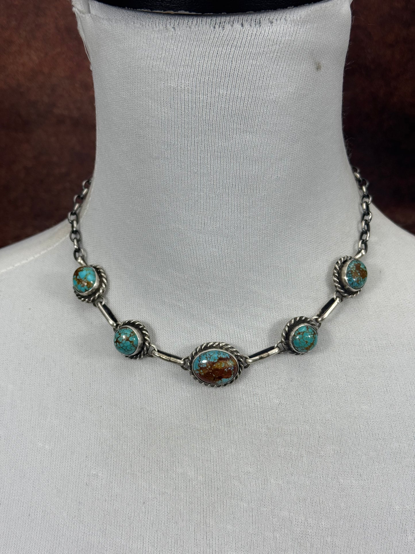 #8 Turquoise Choker Necklace