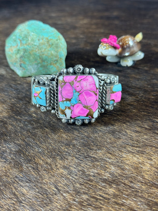 Cotton Candy Square Cuff