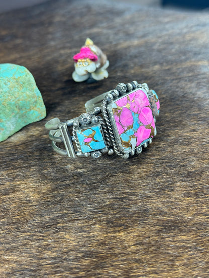 Cotton Candy Square Cuff