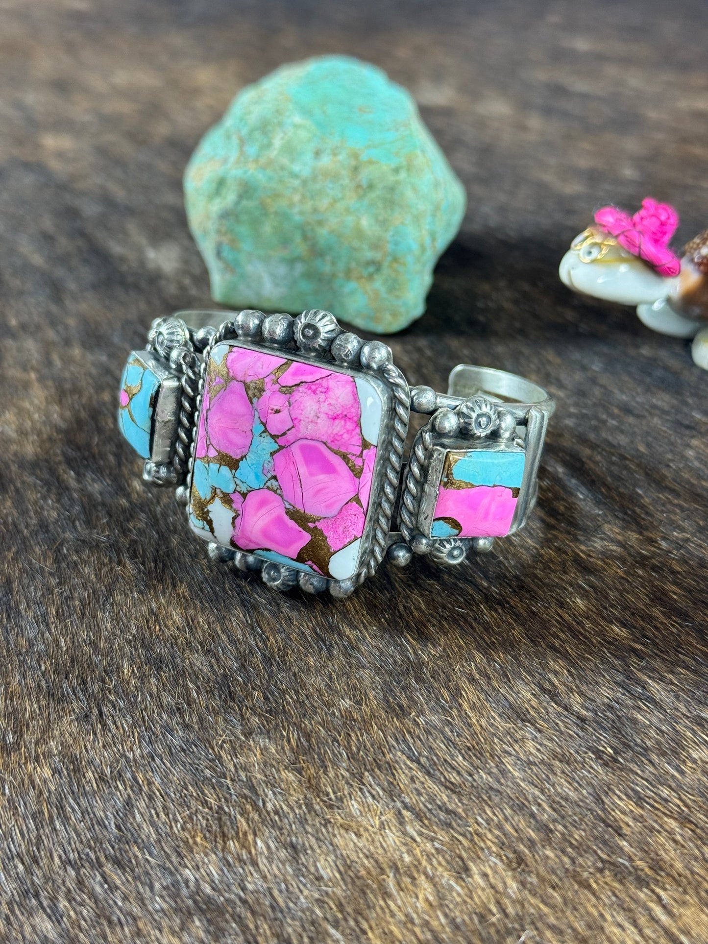 Cotton Candy Square Cuff