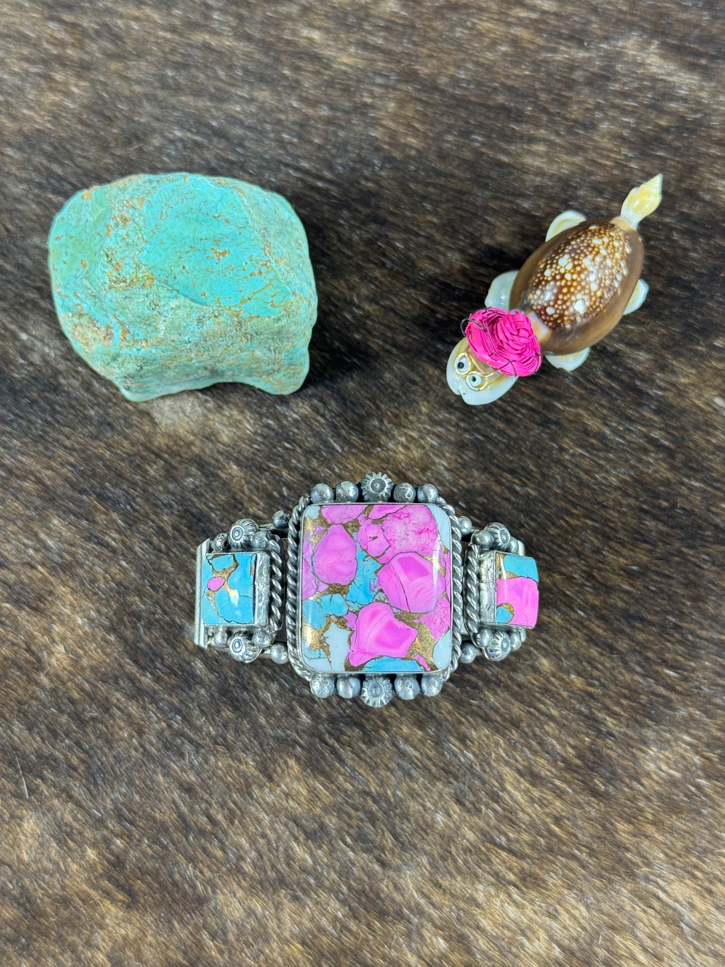 Cotton Candy Square Cuff