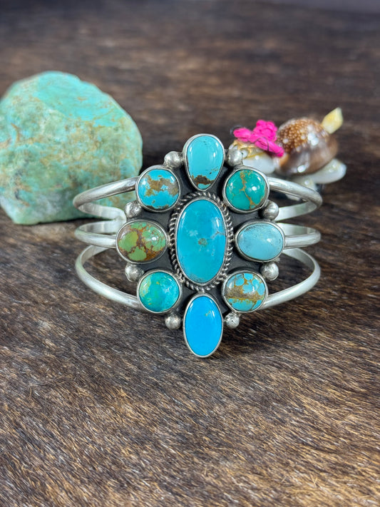 Kingman Cluster Bracelet