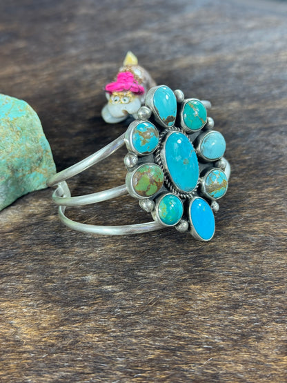 Kingman Cluster Bracelet