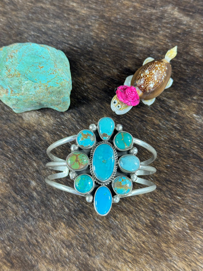 Kingman Cluster Bracelet