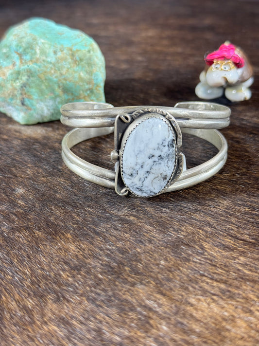 White Buffalo Cuff