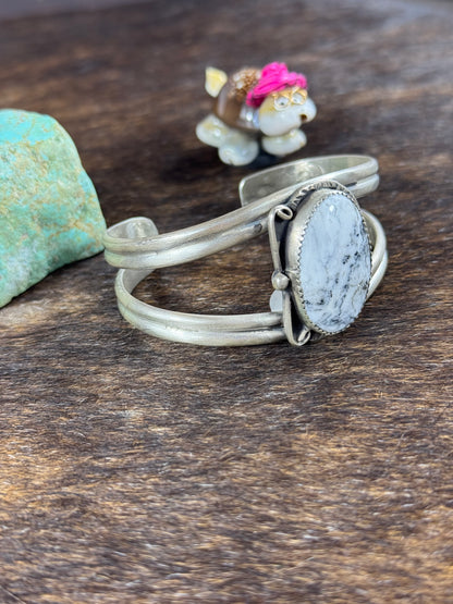 White Buffalo Cuff