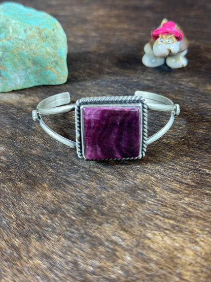 Purple Spiny Square Bracelet