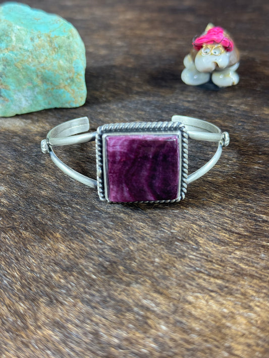 Purple Spiny Square Bracelet