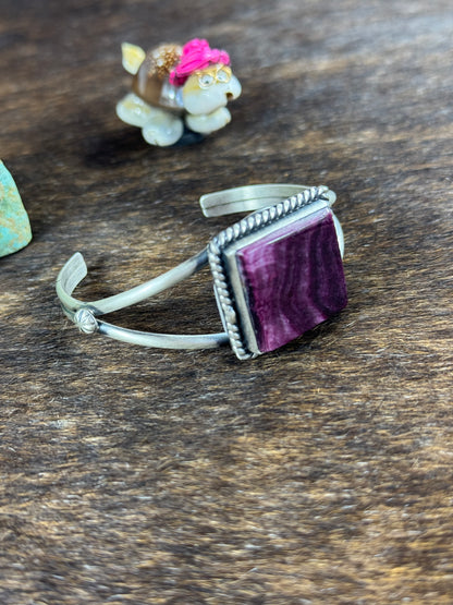 Purple Spiny Square Bracelet