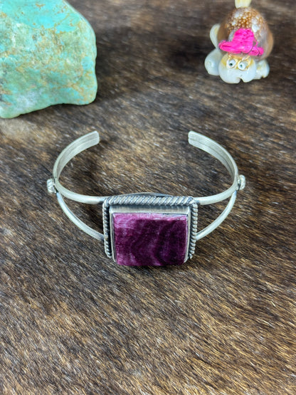Purple Spiny Square Bracelet