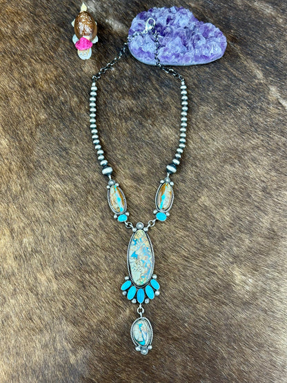 Royston Ribbon Sterling Silver Lariat