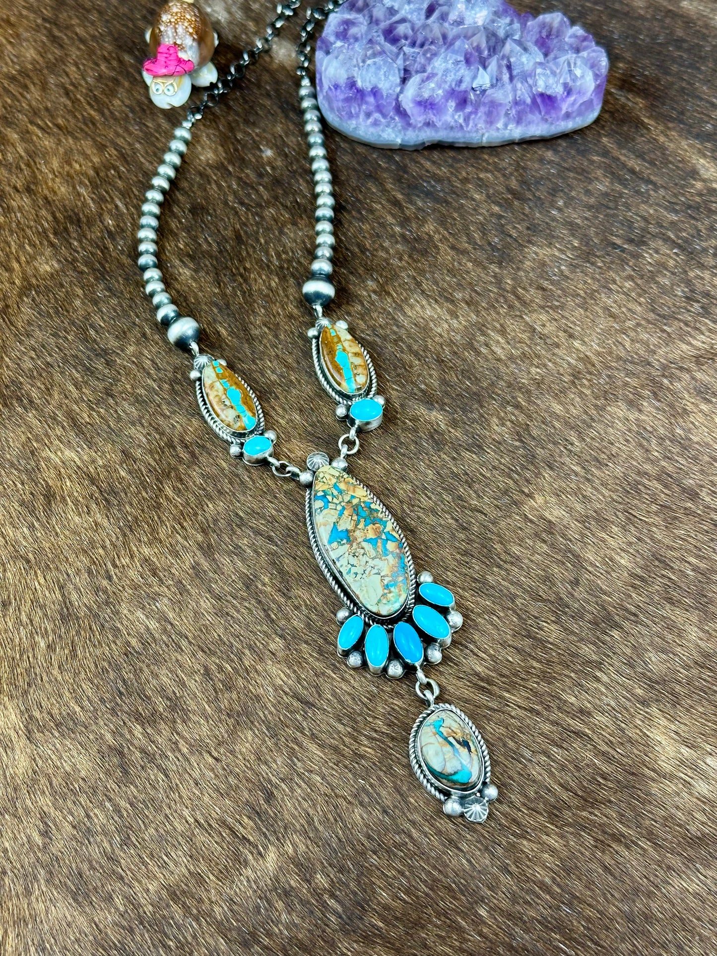 Royston Ribbon Sterling Silver Lariat
